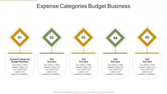 Expense Categories Budget Business In Powerpoint And Google Slides Cpb