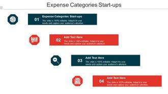 Expense Categories Start Ups Ppt Powerpoint Presentation Ideas Graphics Download Cpb