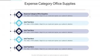 Expense Category Office Supplies In Powerpoint And Google Slides Cpb