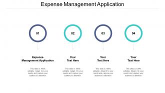 Expense management application ppt powerpoint presentation portfolio tips cpb