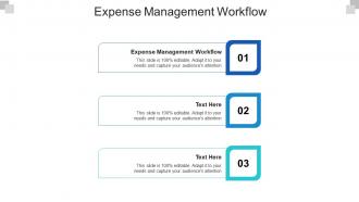 Expense management workflow ppt powerpoint presentation infographic template influencers cpb