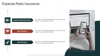 Expense Ratio Insurance In Powerpoint And Google Slides Cpb