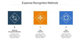 Expense Recognition Methods Ppt Powerpoint Presentation Layouts Graphics Cpb