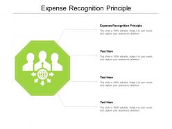 Expense recognition principle ppt powerpoint presentation slides rules cpb