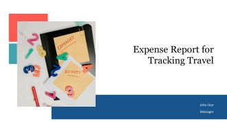 Expense Report For Tracking Travel PPT Sample AT