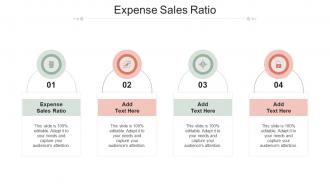 Expense Sales Ratio In Powerpoint And Google Slides Cpb