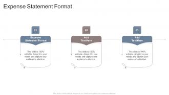 Expense Statement Format In Powerpoint And Google Slides Cpb