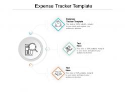 Expense tracker template ppt powerpoint presentation outline example cpb
