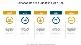 Expense Tracking Budgeting Web App In Powerpoint And Google Slides Cpb