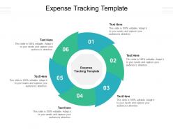 Expense tracking template ppt powerpoint presentation visual aids layouts cpb