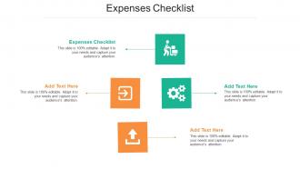 Expenses Checklist In Powerpoint And Google Slides Cpb