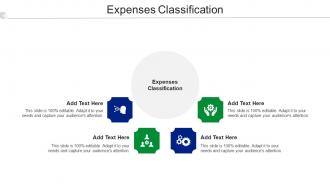 Expenses Classification Ppt Powerpoint Presentation Show Good Cpb