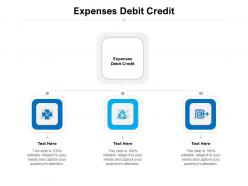 Expenses debit credit ppt powerpoint presentation styles templates cpb