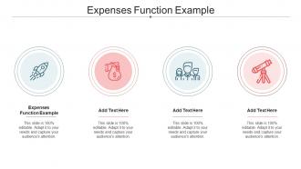 Expenses Function Example Ppt Powerpoint Presentation Infographics File Formats Cpb