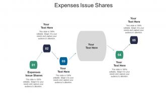 Expenses issue shares ppt powerpoint presentation summary show cpb