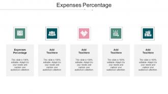 Expenses Percentage In Powerpoint And Google Slides Cpb