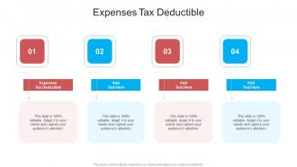 Expenses Tax Deductible In Powerpoint And Google Slides Cpb