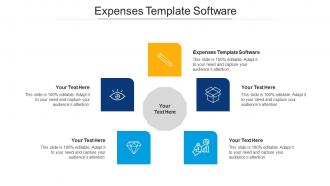 Expenses template software ppt powerpoint presentation layouts master slide cpb