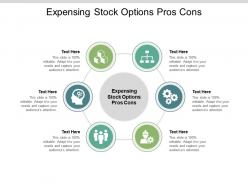 Expensing stock options pros cons ppt powerpoint presentation file icon cpb
