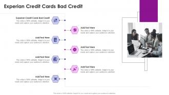 Experian Credit Cards Bad Credit In Powerpoint And Google Slides Cpb