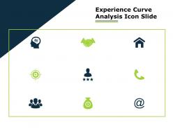 Experience curve analysis icon slide ppt powerpoint presentation file files