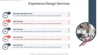 Experience Design Services In Powerpoint And Google Slides Cpb