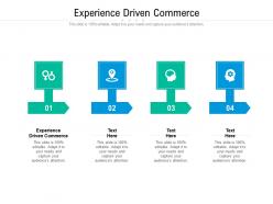 Experience driven commerce ppt powerpoint presentation inspiration show cpb