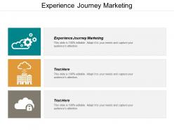 Experience journey marketing ppt powerpoint presentation outline ideas cpb