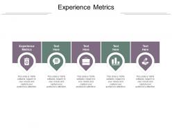 Experience metrics ppt powerpoint presentation show templates cpb