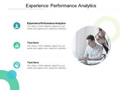 Experience performance analytics ppt powerpoint presentation infographic show cpb