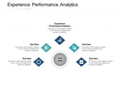 Experience performance analytics ppt powerpoint presentation summary graphics cpb
