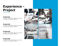 Experience project ppt powerpoint presentation outline slide portrait