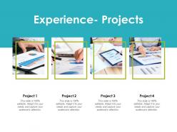 Experience Projects Opportunities Ppt Powerpoint Presentation Gallery Clipart Images