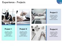 Experience projects ppt examples slides presentation deck