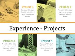 Experience projects presentation visual aids