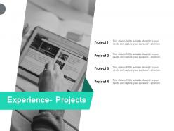 Experience projects server technology ppt powerpoint presentation pictures influencers