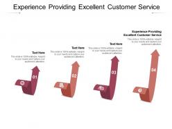 Experience providing excellent customer service ppt powerpoint presentation pictures graphic tips cpb