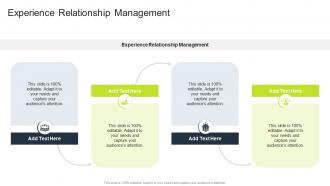 Experience Relationship Management In Powerpoint And Google Slides Cpb
