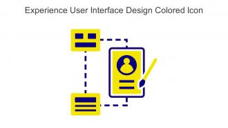 Experience User Interface Design Colored Icon In Powerpoint Pptx Png And Editable Eps Format