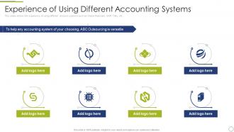 Experience using different accounting finance and accounting business process