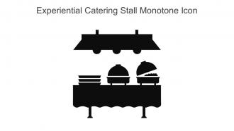 Experiential Catering Stall Monotone Icon In Powerpoint Pptx Png And Editable Eps Format