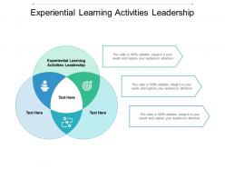 Experiential learning activities leadership ppt powerpoint presentation infographics samples cpb