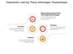 Experiential learning theory advantages disadvantages ppt powerpoint presentation infographics templates cpb