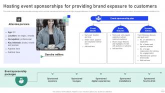 Experiential Marketing Guide Hosting Event Sponsorships For Providing Brand Exposure To Customers