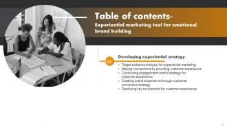 Experiential Marketing Tool For Emotional Brand Building Powerpoint Presentation Slides MKT CD V Content Ready Colorful
