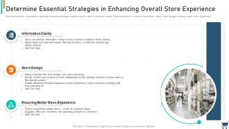 Experiential retail strategy determine essential strategies in enhancing overall store experience