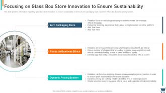Experiential Retail Strategy Focusing On Glass Box Store Innovation To Ensure Sustainability