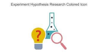 Experiment Hypothesis Research Colored Icon In Powerpoint Pptx Png And Editable Eps Format
