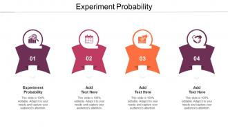 Experiment Probability Ppt Powerpoint Presentation Ideas Inspiration Cpb