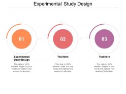 Experimental study design ppt powerpoint presentation ideas design inspiration cpb